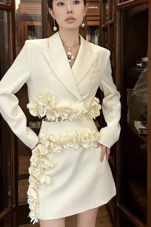 French Casual Suit Skirt Short Socialite